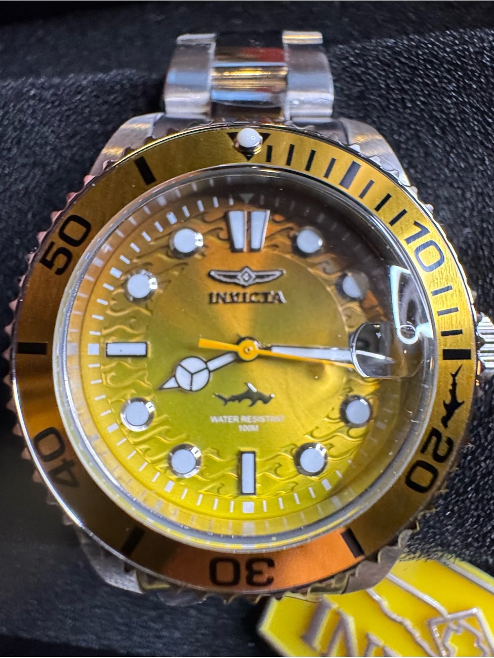 Invicta Women’s Pro Diver Gradient Watch yellow